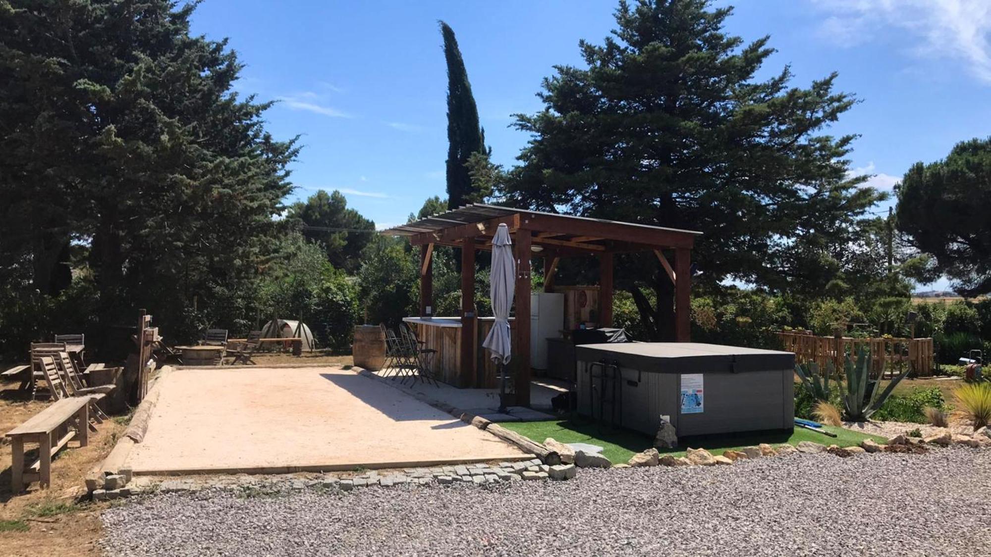 Villa Spacieuse A Beziers Avec Piscine Privee Et Jacuzzi Exterior foto
